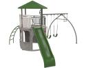 Lifetime Shipwell Adventure Tower Swing Set - Earthtone