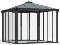 Palram 10x10 Ledro Enclosed Gazebo Kit - Gray