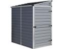 Palram 4x6 Lean-To Skylight Shed Kit w/ Floor - Gray