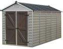 Palram 6x12 Plastic Shed Kit w/ Skylight Roof & Floor