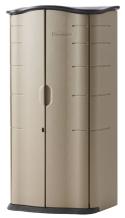Rubbermaid 2x2.5 Compact Vertical Shed - Sandstone