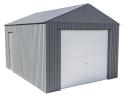 Sojag 12x15 Everest Steel Storage Garage Kit - Charcoal