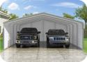 VersaTube 3-Sided 20x20x7 Classic Steel Carport Kit