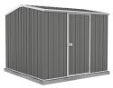 Absco Premier 7x7 Metal Storage Shed Kit - Gray