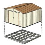 Arrow Storage Sheds Foundation Base Kit 6x5 or 4x7