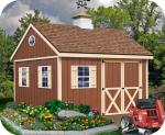 Best Barns Mansfield 12x12 Wood Storage Shed Kit
