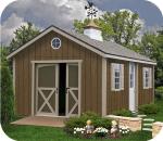 Best Barns North Dakota 12x20 Wood Storage Shed Kit