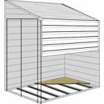 Yardsaver 4x10 Arrow Small Metal Storage Shed Kit (YS410)