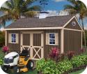 Brookfield 16x12 Wood Storage Shed Kit - ALL Pre-Cut