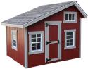 EZ-Fit 6x7 Wood Playhouse Kit w/ Windows, Loft, Floor & Shingles