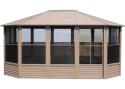 Gazebo Penguin Florence 12x15 Metal Roof Solarium Kit - Taupe