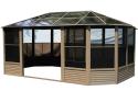 Gazebo Penguin 12x18 Florence Solarium - Taupe