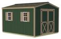 Handmade Haven 10x12 Wood Shed Kit - Door on Gable
