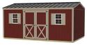 Handmade Haven 16x10 Wood Shed Kit - Door on Eave