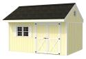 Best Barns Overhang Oasis 10x14 Wood Shed Kit