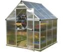 Palram 6x6 Mythos Hobby Greenhouse Kit - Silver