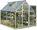 Palram 6x8 Hybrid Greenhouse Kit - Silver