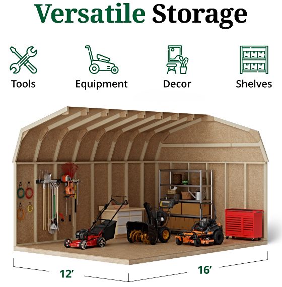Tall Sidewalls & Generous Interior Space for More Storage
