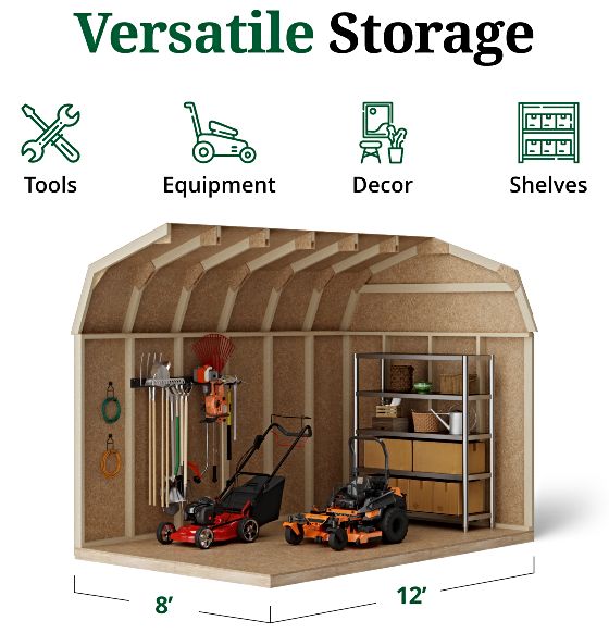 Tall Sidewalls & Generous Interior Space for More Storage