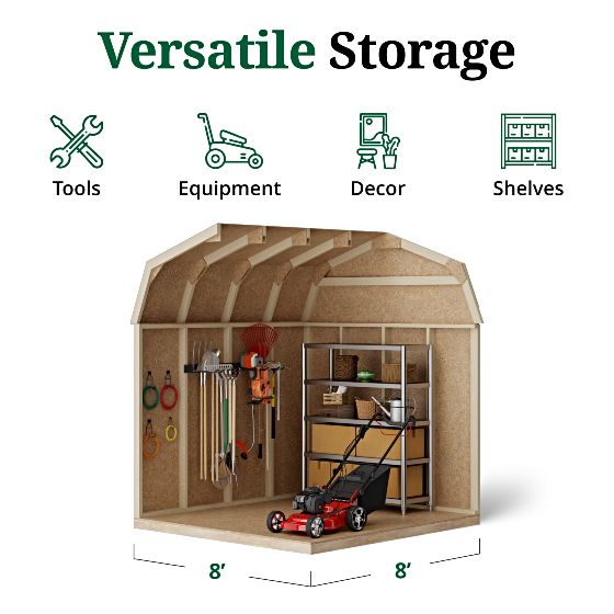 Tall Sidewalls & Generous Interior Space for More Storage