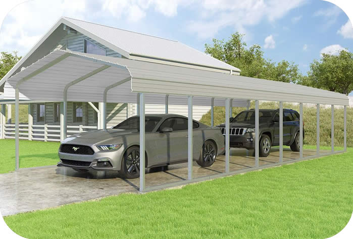 VersaTube 14x38x7 Classic Steel Carport Kit