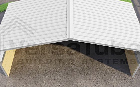 Summit-Style Roof: Vertical panels promote quick runoff of water, snow, and debris for lasting durability.