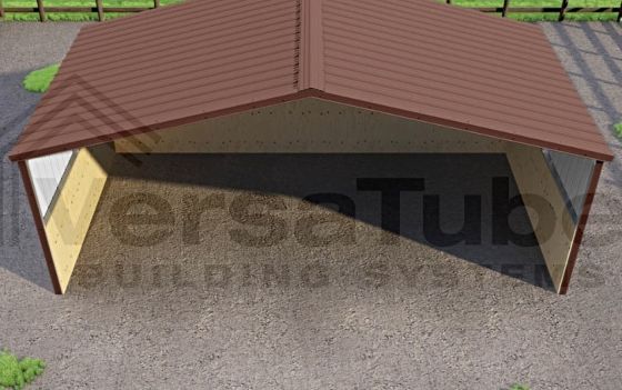 Engineered to Withstand Harsh Weather: Features durable metal paneling designed for long-term protection against sun, wind, and moisture.