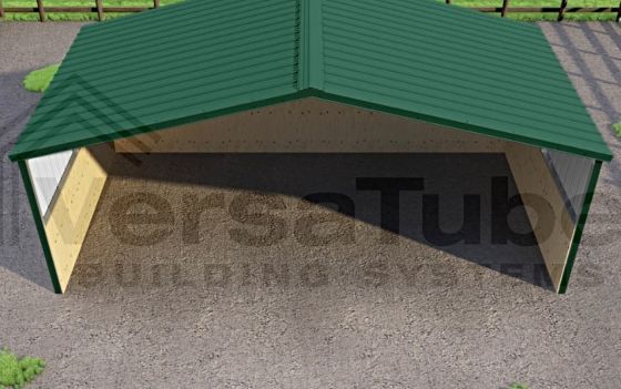Engineered to Withstand Harsh Weather: Features durable metal paneling designed for long-term protection against sun, wind, and moisture.
