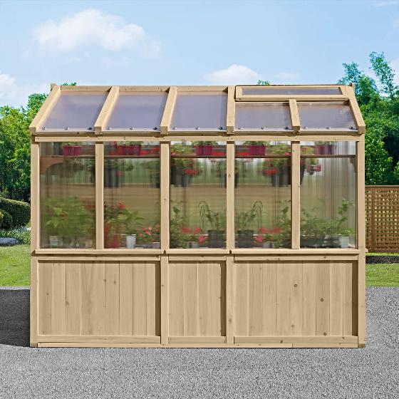 100% Premium Cedar - Finished in a natural cedar stain color