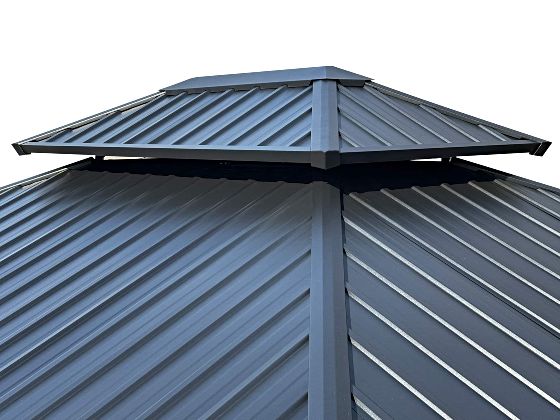 Yosemite Reinforced Galvanized Steel Double-Roof Structure
