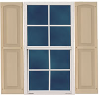 Roanoke Shed Optional Windows