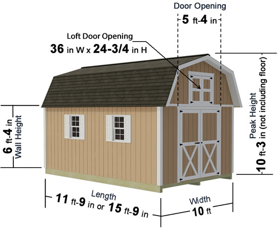 Best Barns Woodville Wood Shed Dimensions Diagram